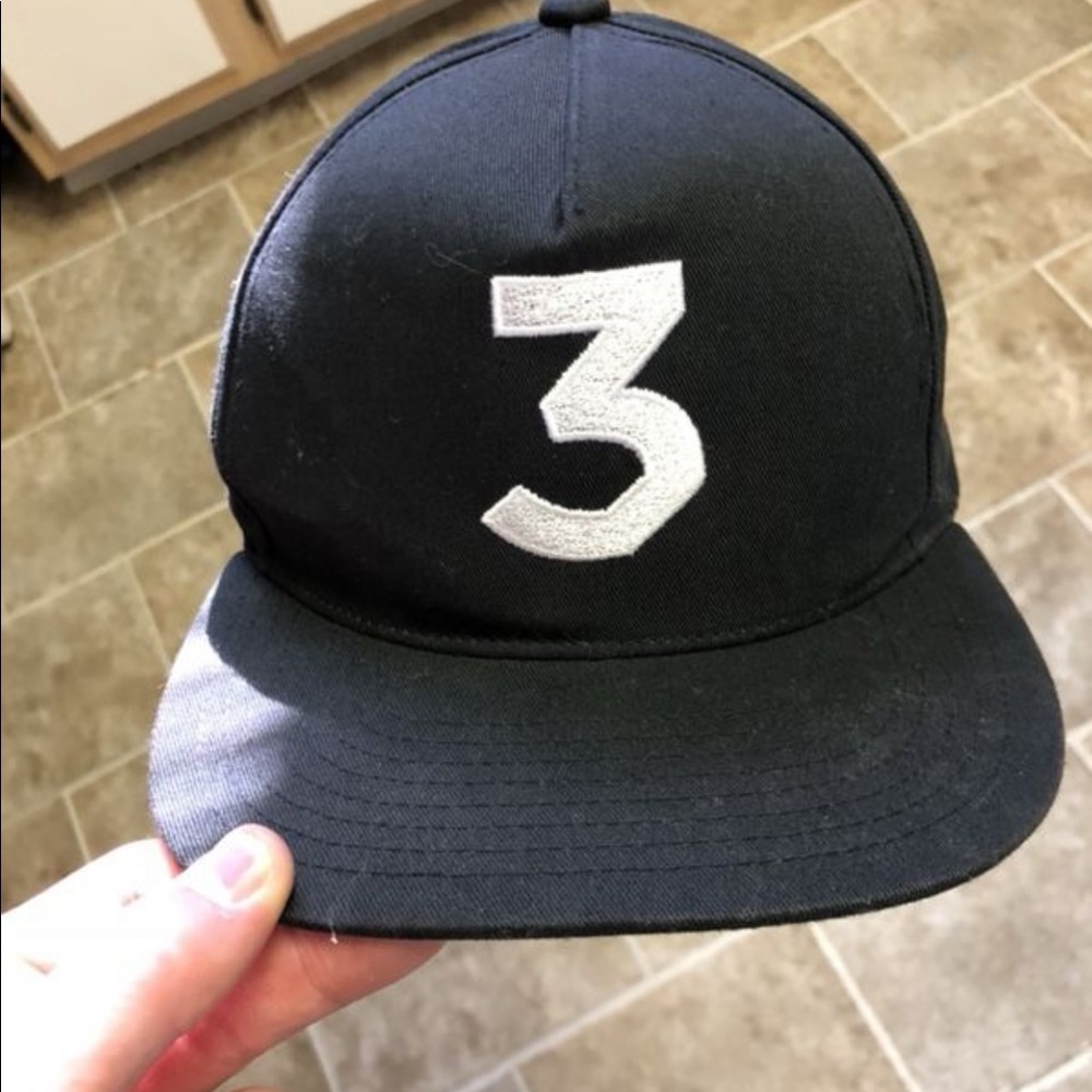 Men’s “3” chance the rapper snap back hat